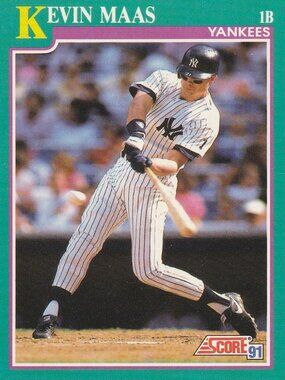 Kevin Maas - Score '91 MLB Baseball Card